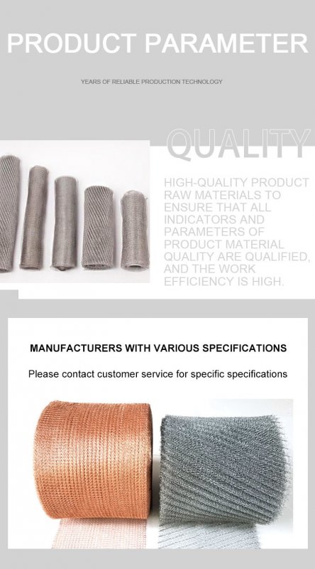 Multi-Purpose Industrial Knitted Filter Mesh Domestic Use