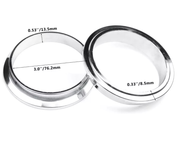 Фланцы струбцины диапазона v 3,0 дюймов 76mm слабые стальные блокируя с быстрым замком