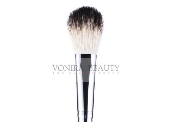 Goat Hair Professional Individual Makeup Brushes / Face Powder Brush With Long Handle