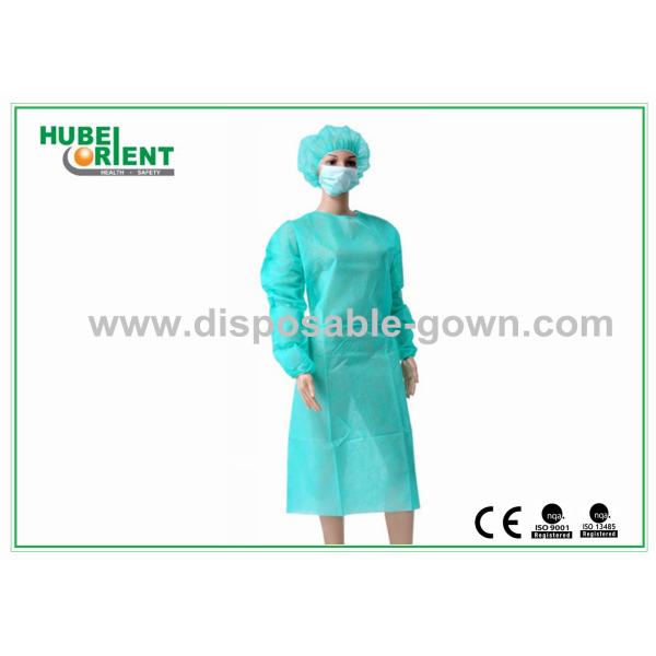Single Use Medical SMS Isolation Gown With Long Sleeves