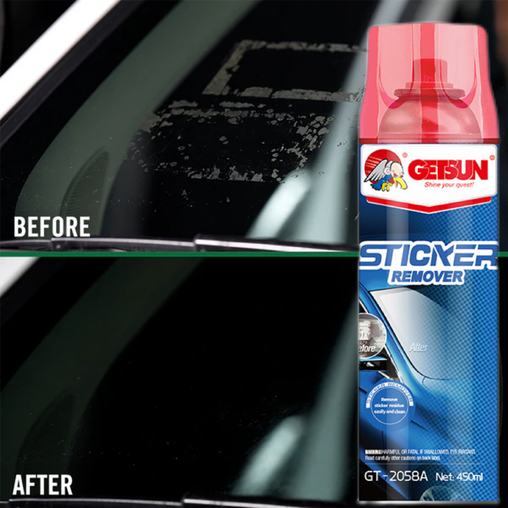 Car Sticker Adhesive Label Remover Spray– Easy Car Glue & Residue Removal