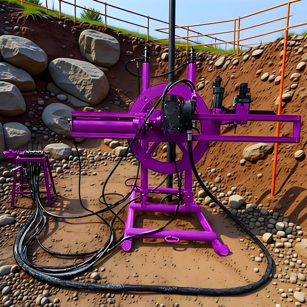 Multiple Angles Blast hole Drilling Machine Pneumatic Rock Drilling Rig Portable DTH Drilling Rig