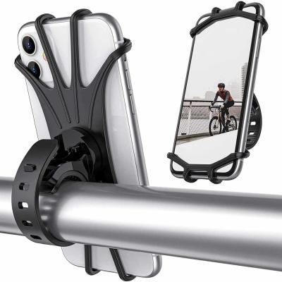 O telefone universal do velomotor de 360 rotações monta o silicone ajustável 35g