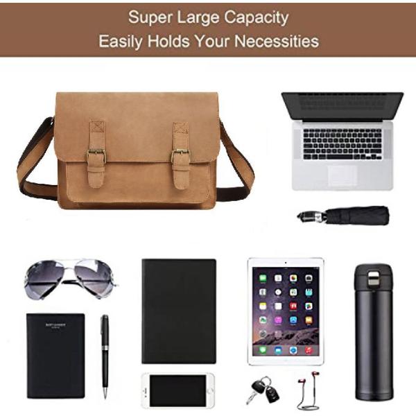 Сумки ноутбука офиса винтажного Handmade Cowhide кожаные для людей