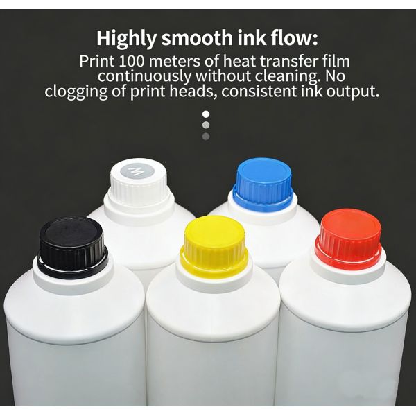 High Opacity White DTF Ink Single Pass Coverage for Epson i3200 Printheads