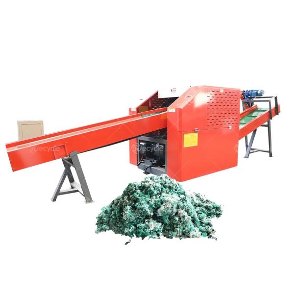 Overseas Engineer Guide Installation Yarn Waste Nylon Shredder for Textile Crushing