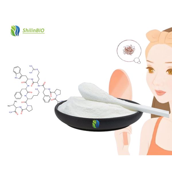 Factory Supply Cosmetic Grade Raw Material Powder Skin Whitening Cas No 158563-45-2 Melanostatine 98% Nonapeptide-1
