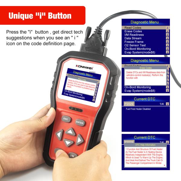 Lecteur de code de scanner de la voiture Obd2 d'Ancel AD530 avec la suggestion de réparation
