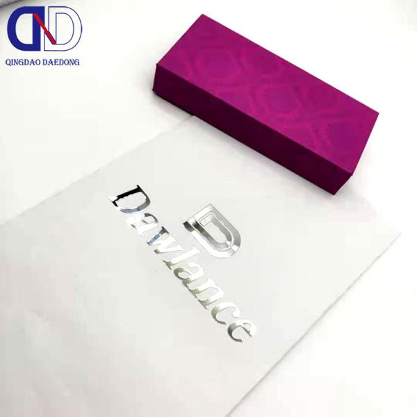 Nickel Silver Ultra-Thin Metal Logo Adhesive Sticker for Dawlance Customized Production