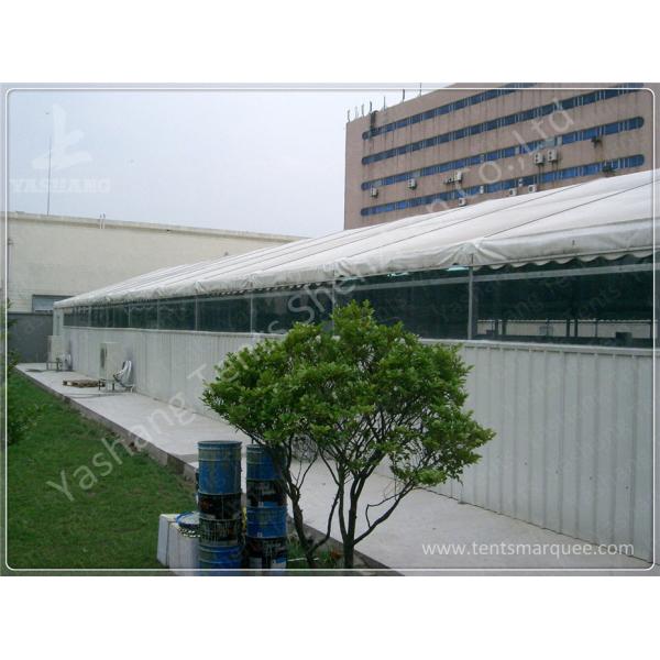 Waterproof Outdoor Event Tent Fittings Glass Wall / ABS Wall / Corrugated Sheet Wall