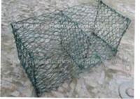 Le PVC du vert Q235 a enduit la pierre hexagonale a rempli Gabions
