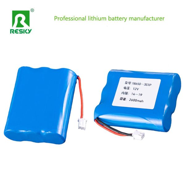 Lithium Ion Batteries ICR18650 3.7V 11.1V 2600mAH 28.86wh Li-ion Rechargeable Battery Pack