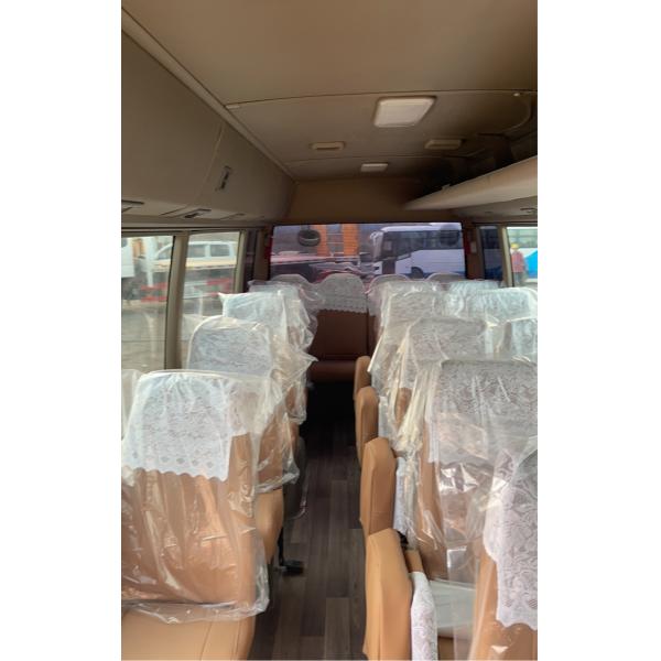 Diesel Fuel Type 30 Seats Toyo Ta Coaster Tourist Coach Bus with Max Power of 113/5200kw