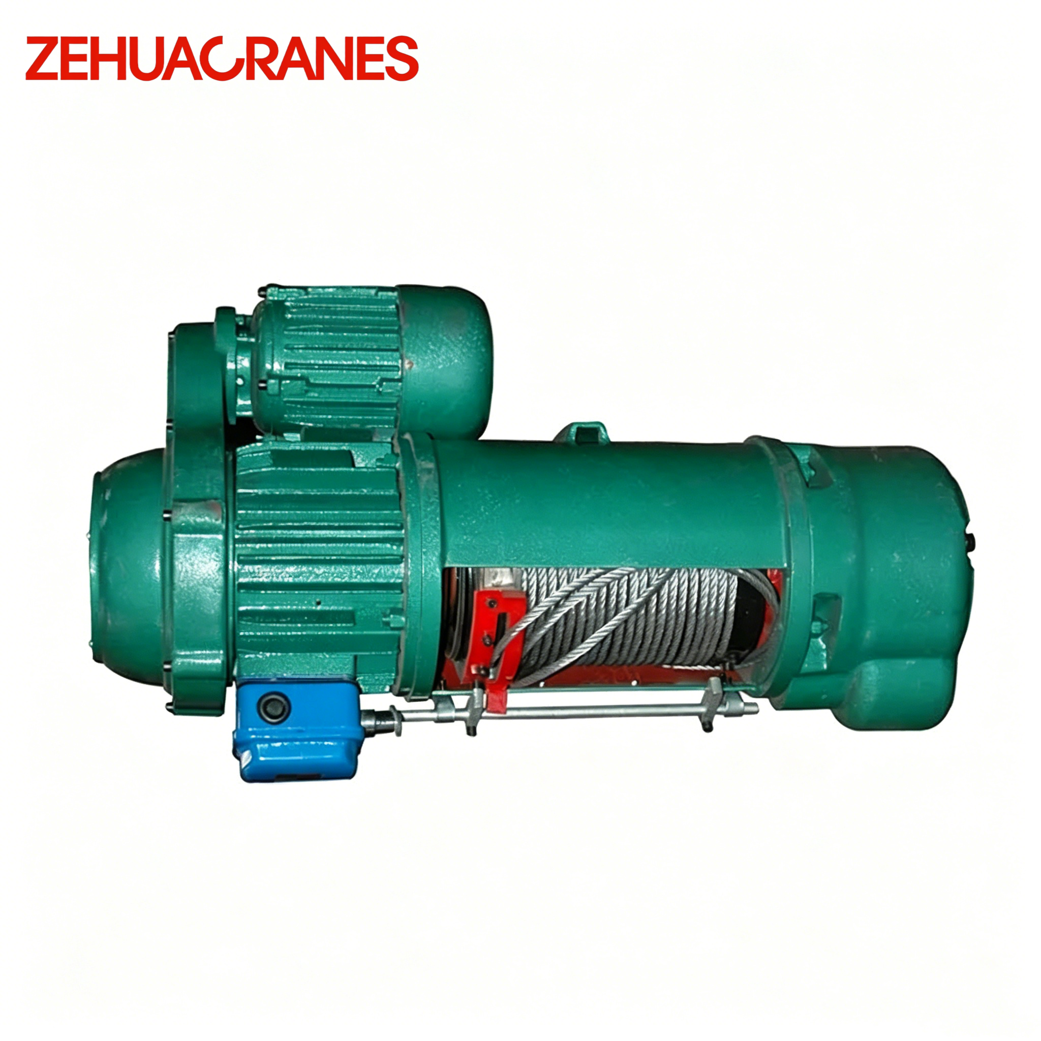 New European Style Wire Rope Hoist, Low Noise, Smooth Lifting, Factory Warehouse Use 0.5T-20T, CE ISO Certified, Heavy Duty