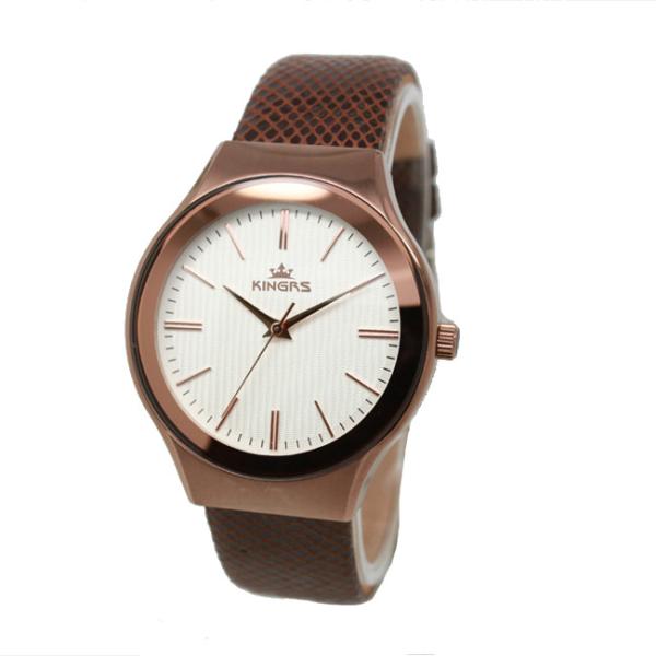 40.0mm 3 hands stainless steel case genuine leather quartz watches,men's casual watch