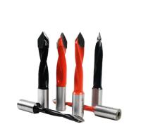 os bocados de broca contínuos da ponta do tungstênio do carboneto de 5mm ajustaram a flauta espiral para a perfuração de madeira do furo