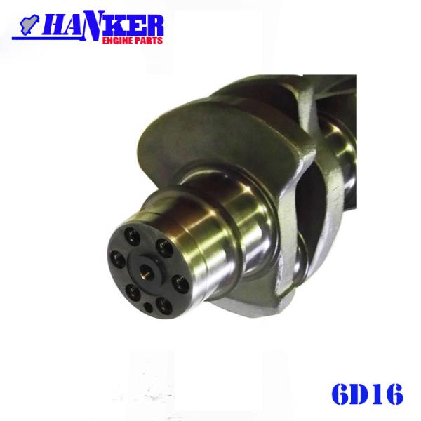 Mitsubishi 6D16C Diesel Engine Crankshaft HR 45 Hardness