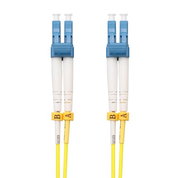 3m Outdoor LC LC Fiber Patch Cord Yellow Color For CATV LAN MAN