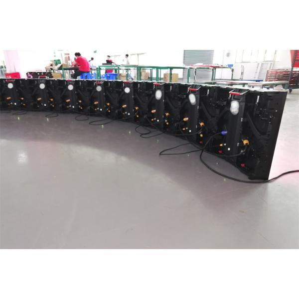 Изогнутое P4.81 крытое арендное оборудование рекламы дисплея СИД проката размер панели 250 * 250mm