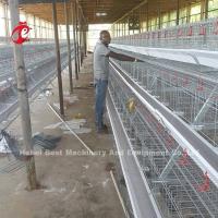 El cultivo de la capa utiliza la casa de las aves de corral de la jaula de batería de 2 gradas que la inmersión caliente galvanizó a Sandy