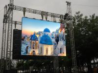 Tela de LED móvel para locação externa P3.91 super leve para fundo de concerto