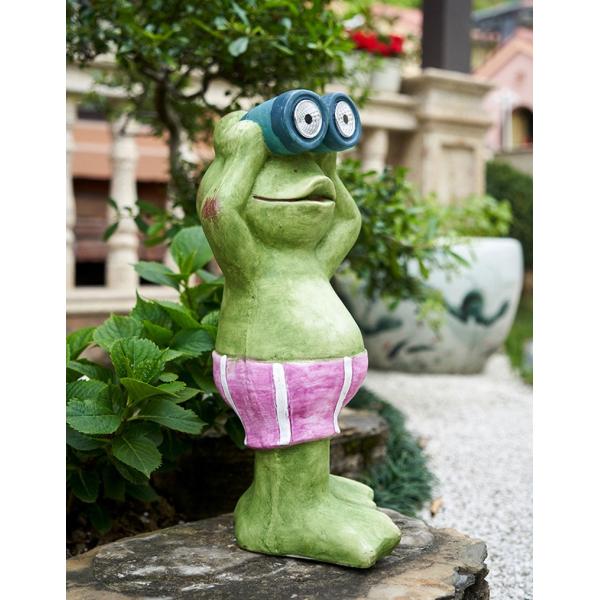 Смола украшения солнечной смолы света лягушки на открытом воздухе животная производит света ландшафта сада двора сада декоративные