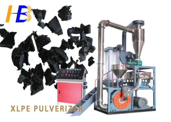 Space Saving Cable Waste Plastic Crushing Machine , XLPE Plastic Scrap Grinder Machine
