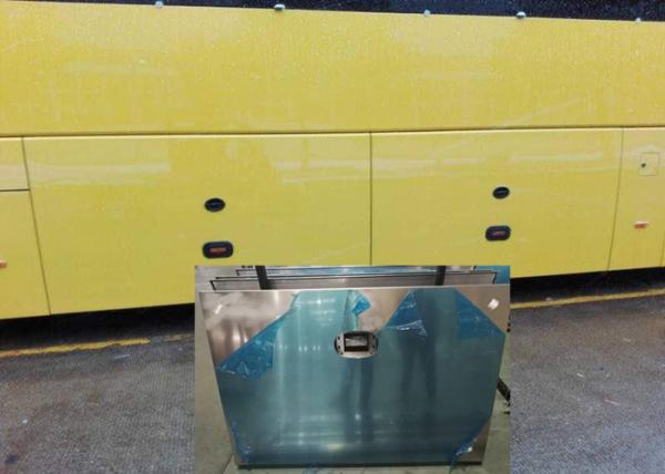 Safe And Reliable Bus Door Opening Mechanism , Aluminum Panel Bus Door Systems
