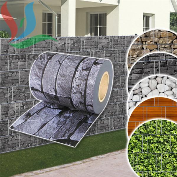 PVC Strip Screen Fence Tape 19cm*35m 20 Clips Plastic Customized 600 Rolls Freely