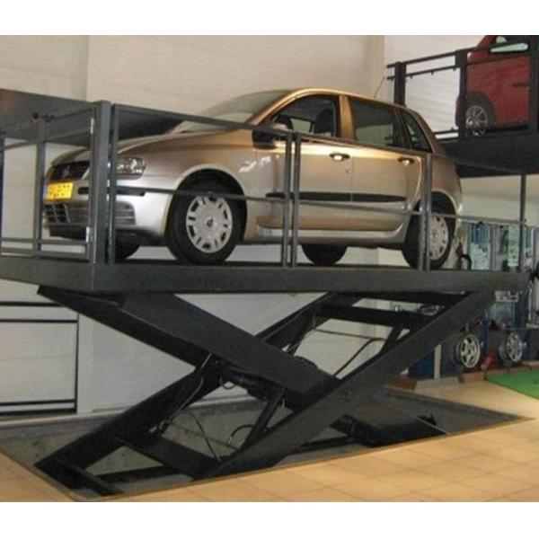 Двухэтажная гидравлическая ножница для автомобилей Автоподъемник для подвальной парковки автомобилей