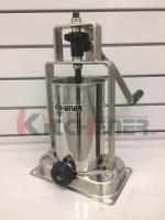 Asegure la velocidad manual portátil de la embutidora 10LB de la salchicha para rellenar la salchicha aprisa