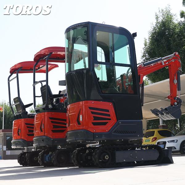 1.2t Mini Backyard Excavator Small Excavation Machine 370mm Ground Clearance