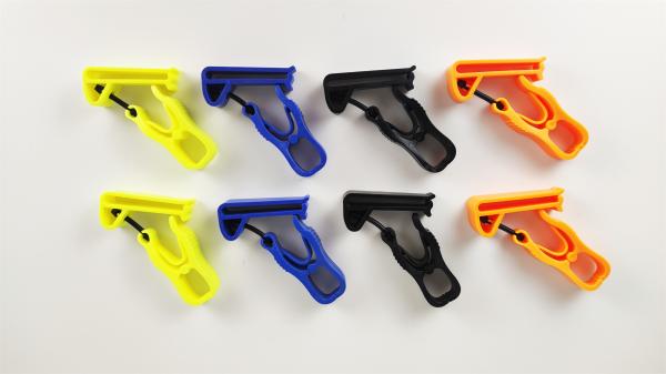 Grampos fáceis de usar 1.29*6.38*0.74 da proteção da mão para luvas