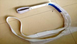 One Eye Endless Webbing Sling 350kg White Webbing Sling Safety Factor 7 To 1