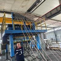 Máquina de fundición continua económica y de cobre para barras y perfiles de cobre libres de oxígeno