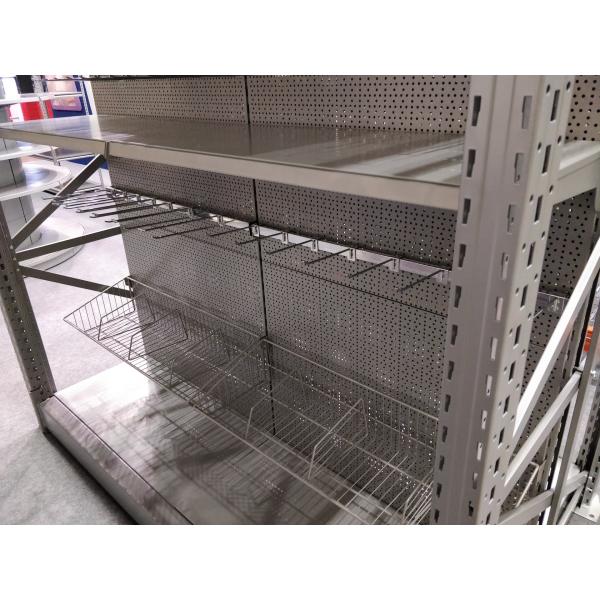 Tegometall Style Supermarket Metal Shelves Two In One Integrated Long Life Spend