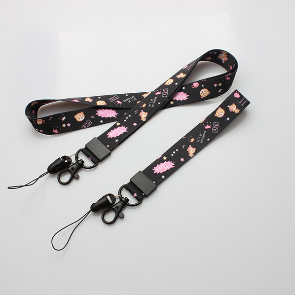 Cellphone accessories Universal mobile phone carrier Quick-Release Nylon Necklace/Wrist strap promotional printed