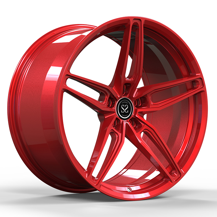 Dodge Durango 20x8.5 5x127 Глянцевый красный 1-PC ремни