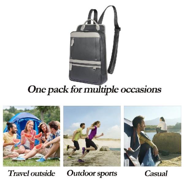 A primeira camada simples vergasta os sacos de escola de couro para o ODM das estudantes universitário