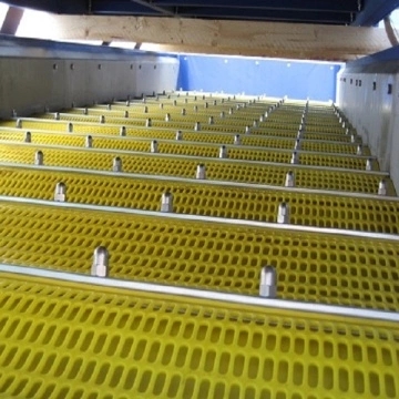 305mm Width Square Hole Red Color Polyurethane Flip Flop Screen Mesh for Coal Screening