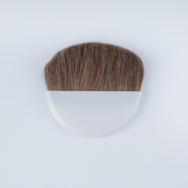 Silkscreen Logo Plastic Base Compact Makeup Brush 30g Eco Friendly