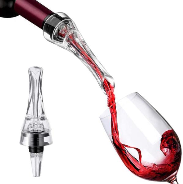 Bico de luxe do filtro de Pourer do gaseificador de aço inoxidável do vinho para o vinho vermelho e branco robusto
