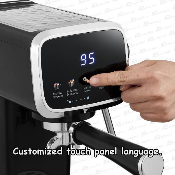 Electric Portable 20bar Espresso Coffee Maker New Milk Frother Semi-Automatic Coffe MachineHousehold Use for Hotel