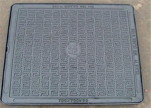 High Strength Hinged Drain Cover Manhole Square Drain Grate Anti Shock