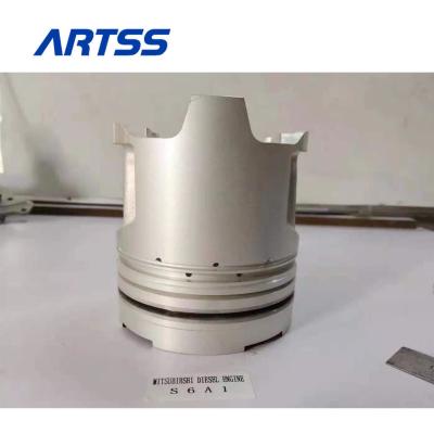 Pistão 35A17-30100 do motor diesel de S6A3 S6A2 S6B S6B3 para a máquina escavadora pesada de Mitsubishi
