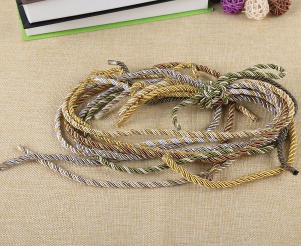 Charming hot selling decorative round rope for home textile decoration