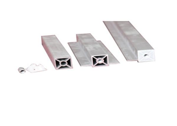 Pretos longos/prata anodizam a liga de alumínio expulsaram perfis do tubo fluorescente do diodo emissor de luz para a luz do dia & a lâmpada da luz solar