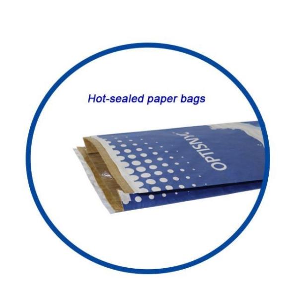 Сумка 20Кг 25кг ступенчатой ​​жары бумаги запечатывая для твердых тел кукурузного сиропа