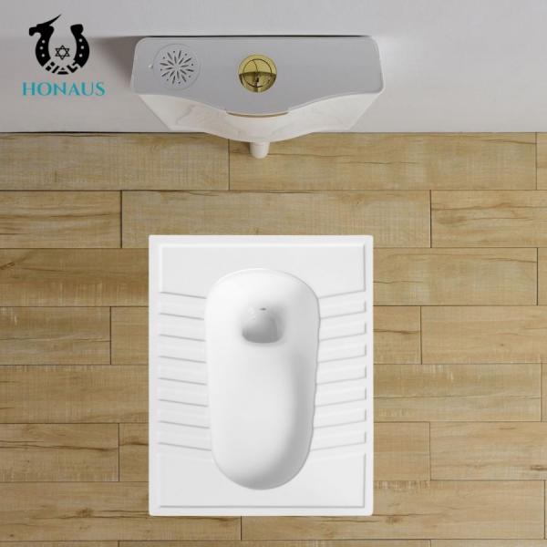 Watermark Squat Bowl Water Closet High Temperature Ceramic Squat Toilet