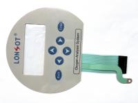 Interruptores de painel de membrana ESD altamente versáteis para resistência química com adesivo traseiro à prova d'água